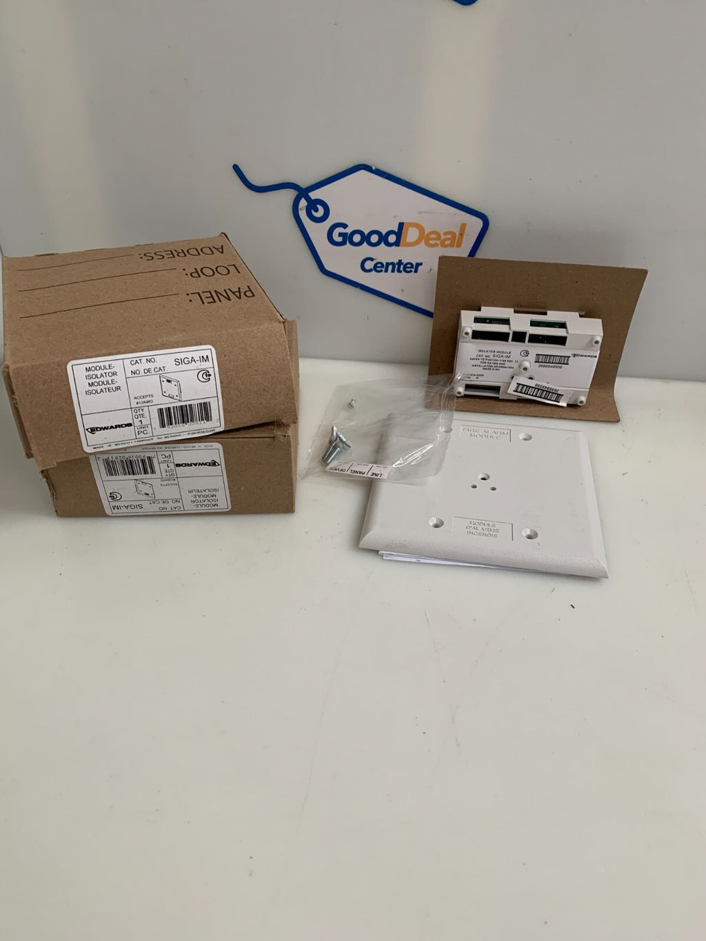 LOT OF 2 EDWARDS FIRE ALARM ISOLATOR MODULE SIGA-IM