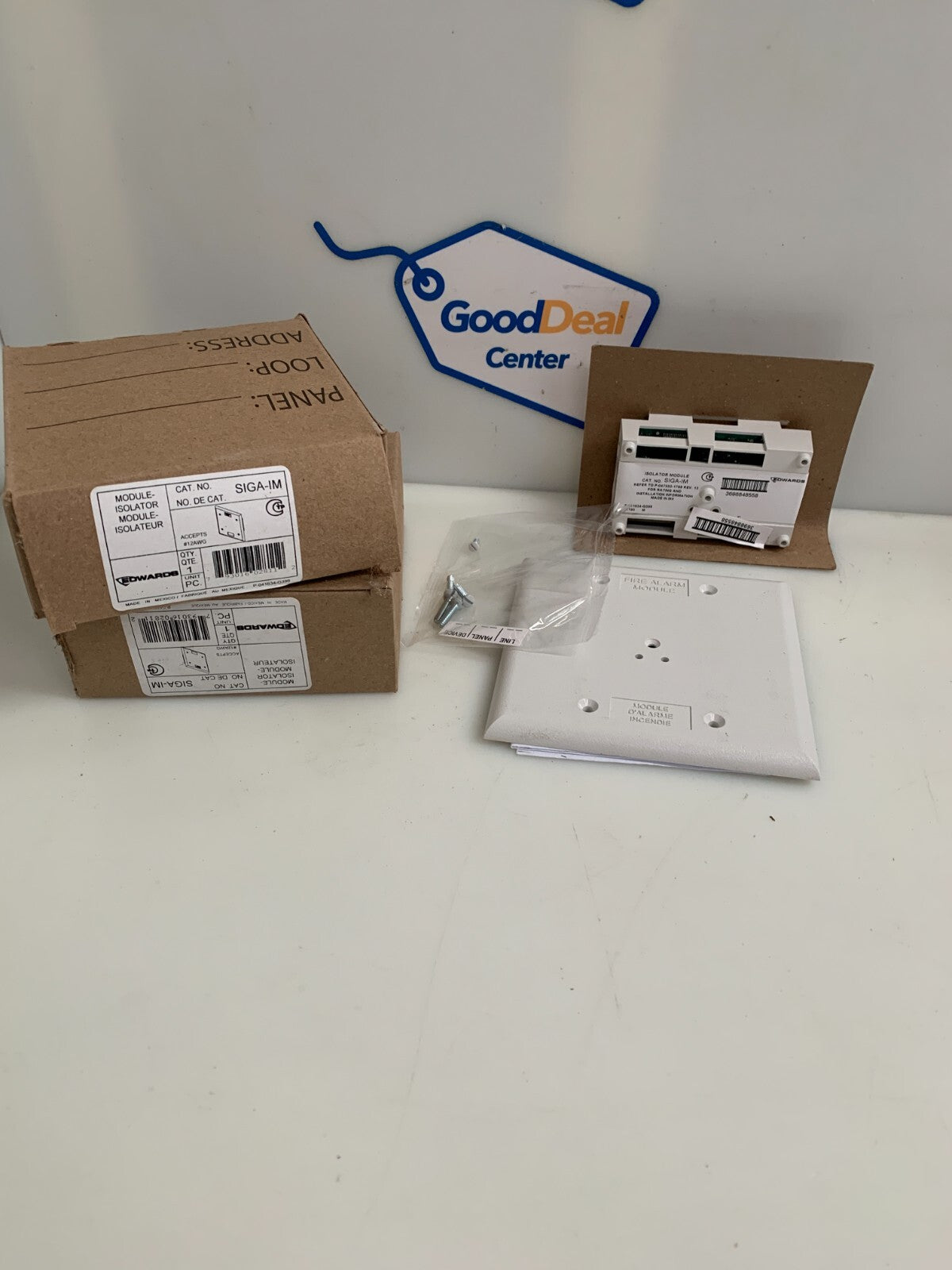 LOT OF 2 EDWARDS FIRE ALARM ISOLATOR MODULE SIGA-IM