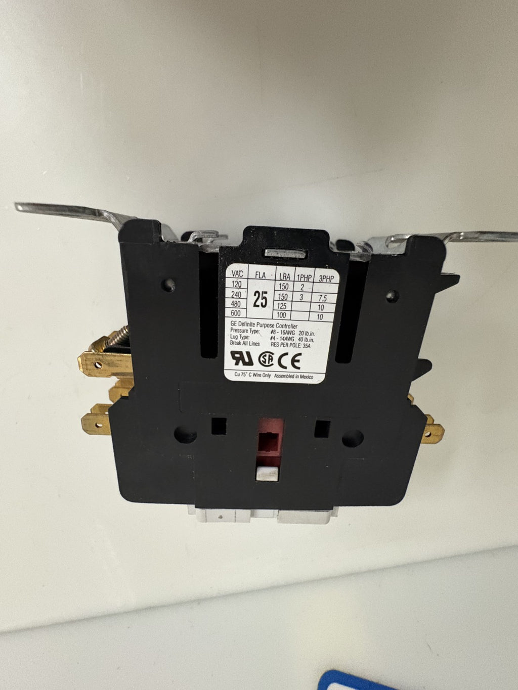 GE DEFINITE PURPOSE CONTACTOR CR453AB3BAA