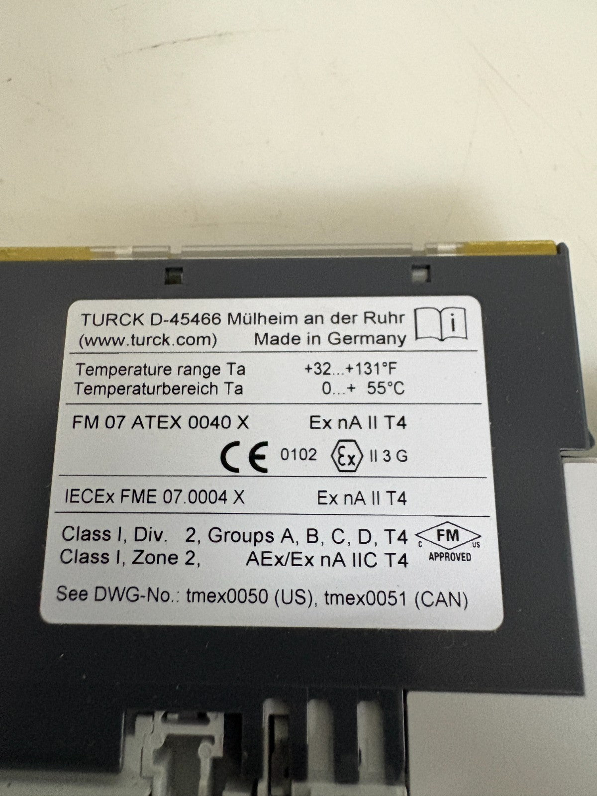 TURCK EXTENSION MODULE 6827233 BL20-2RFID-A2