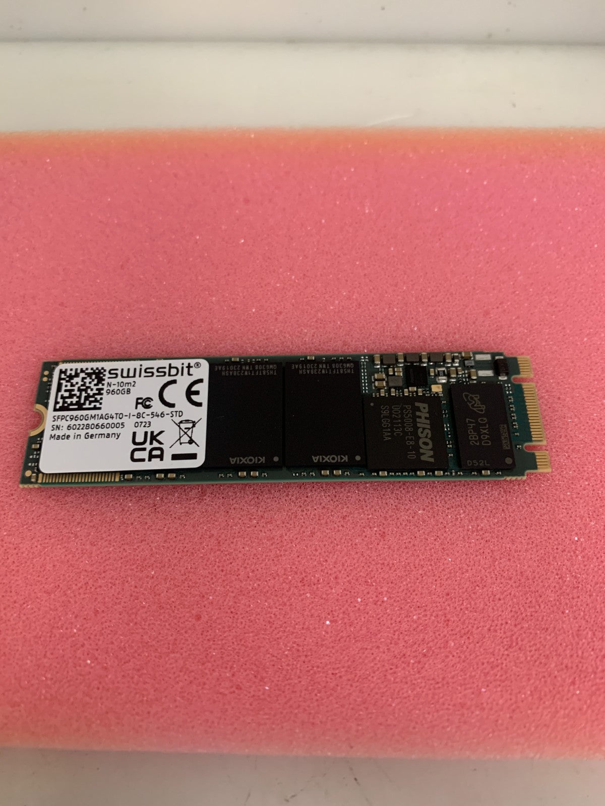 SWISSBIT SOLID STATE DRIVE-SSD 960GB-3V  SFPC960GM1AG4TO-I-8C-546-STD