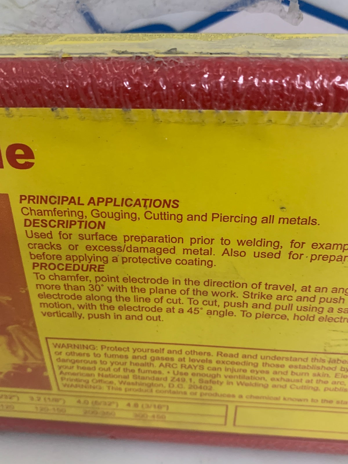 CASTOLIN EUTECTIC EXO TRODE CUTTING AND PIERCING ALL METALS 11.5 LB2
