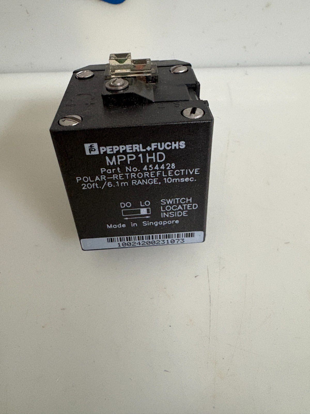 PEPPERL & FUCHS RETROREFLECTIVE SENSOR MPP1HD 454428