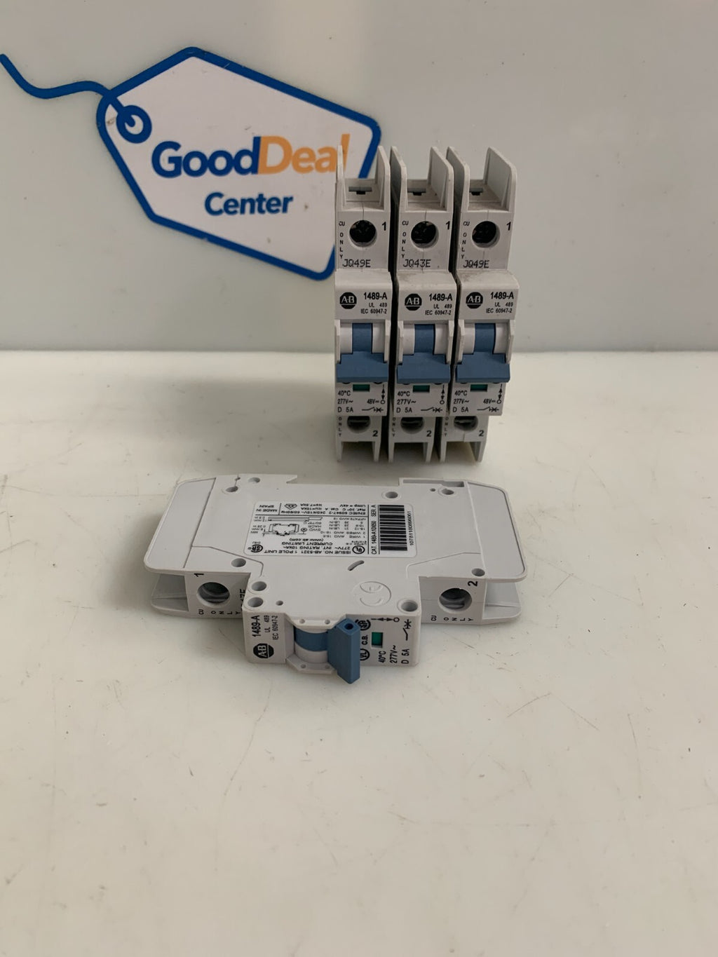 Lot of 4 Allen-Bradley 1489-A1D050 Series A Circuit Breaker