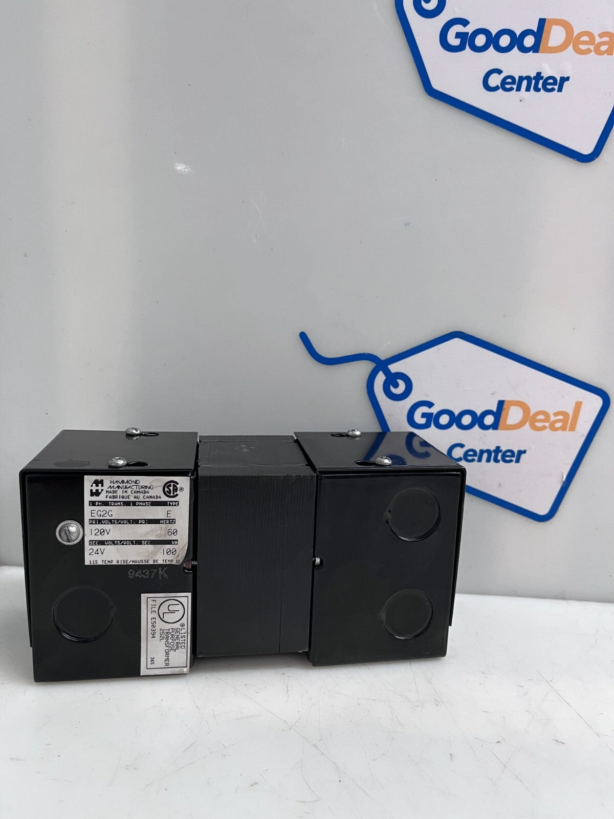 HAMMOND MANUF  EG2G Type E  Transformer  24V 100VA