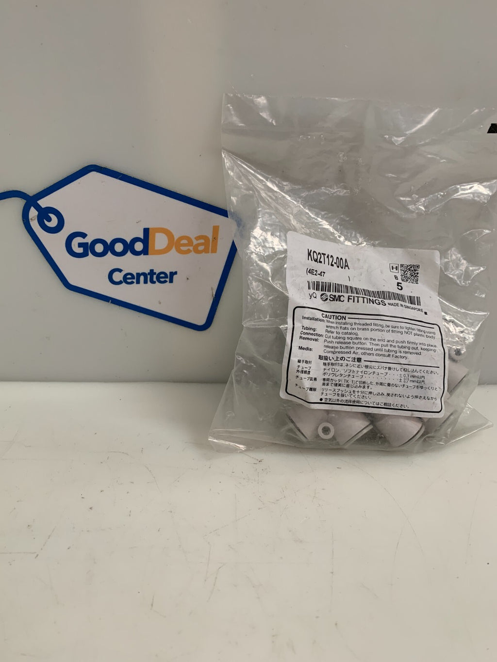 BAG OF 5 SMC 12MM T FITTING KQ2T12-00A0