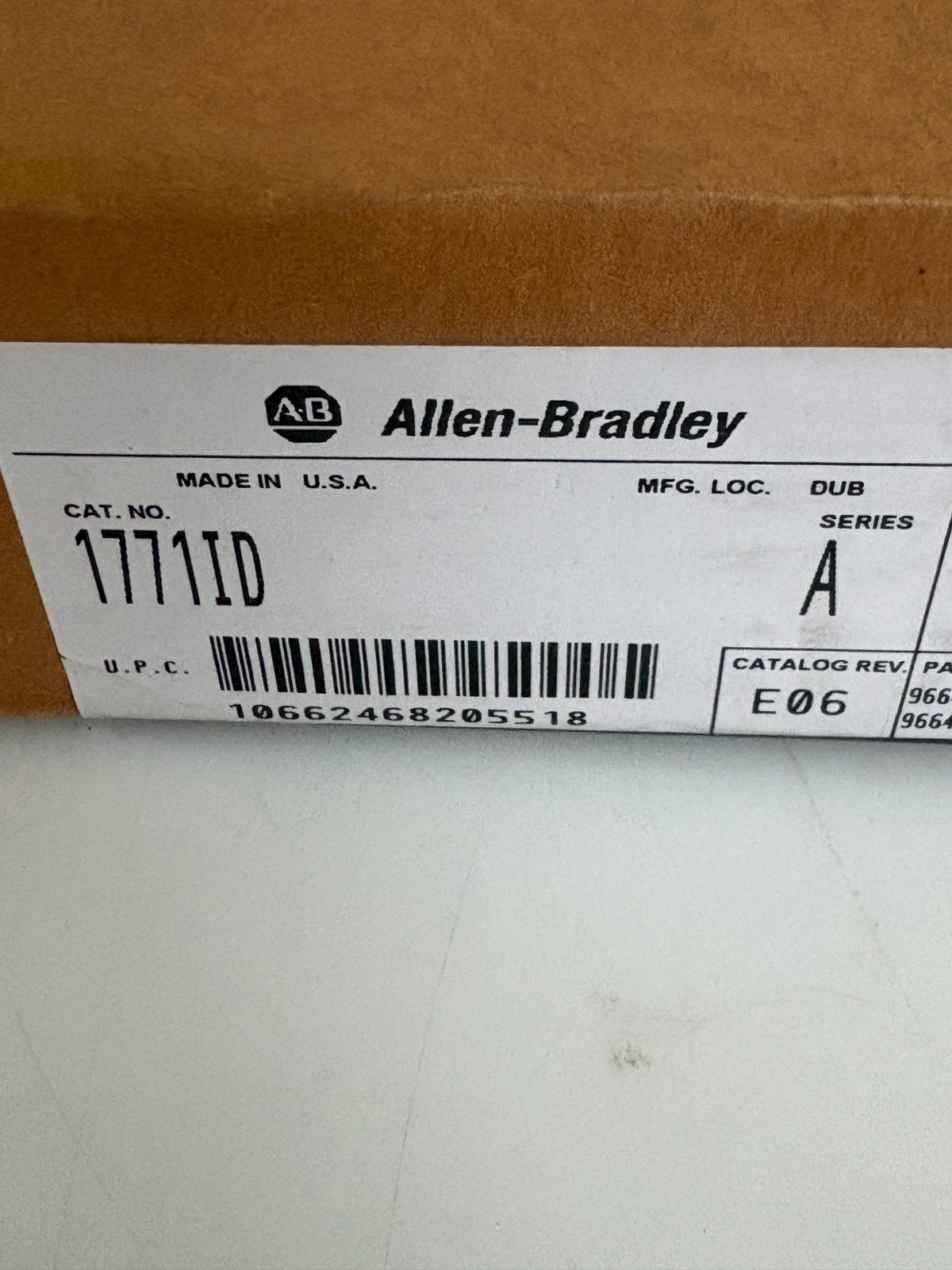 ALLEN BRADLEY ISOLATED AC/DC MODULE 1771ID A 1