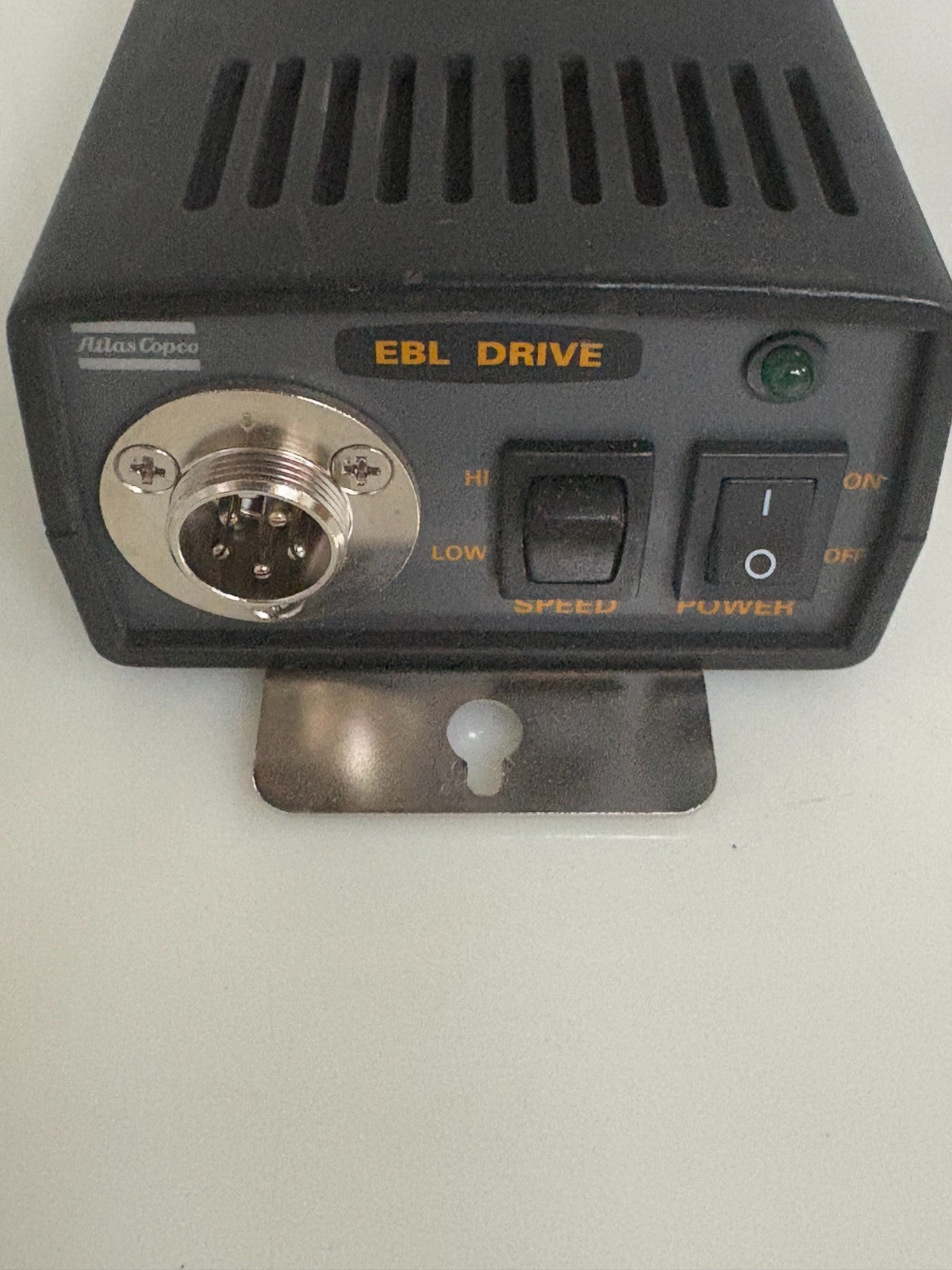 ATLAS COPCO ELECTRIC CLUTCH SCREW DRIVER EBL55 W/EBL DRIVE POWER SUPPLY & CABLE