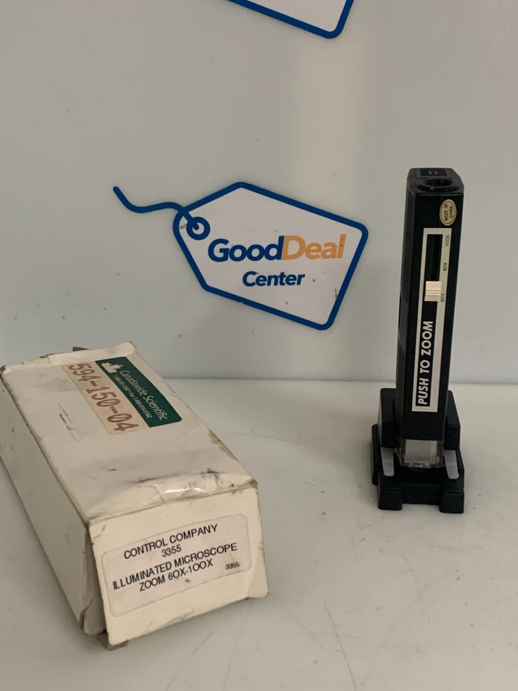 CONTROL COMPANY ILLUMINATED MICROSCOPE ZOOM 60X-100X0