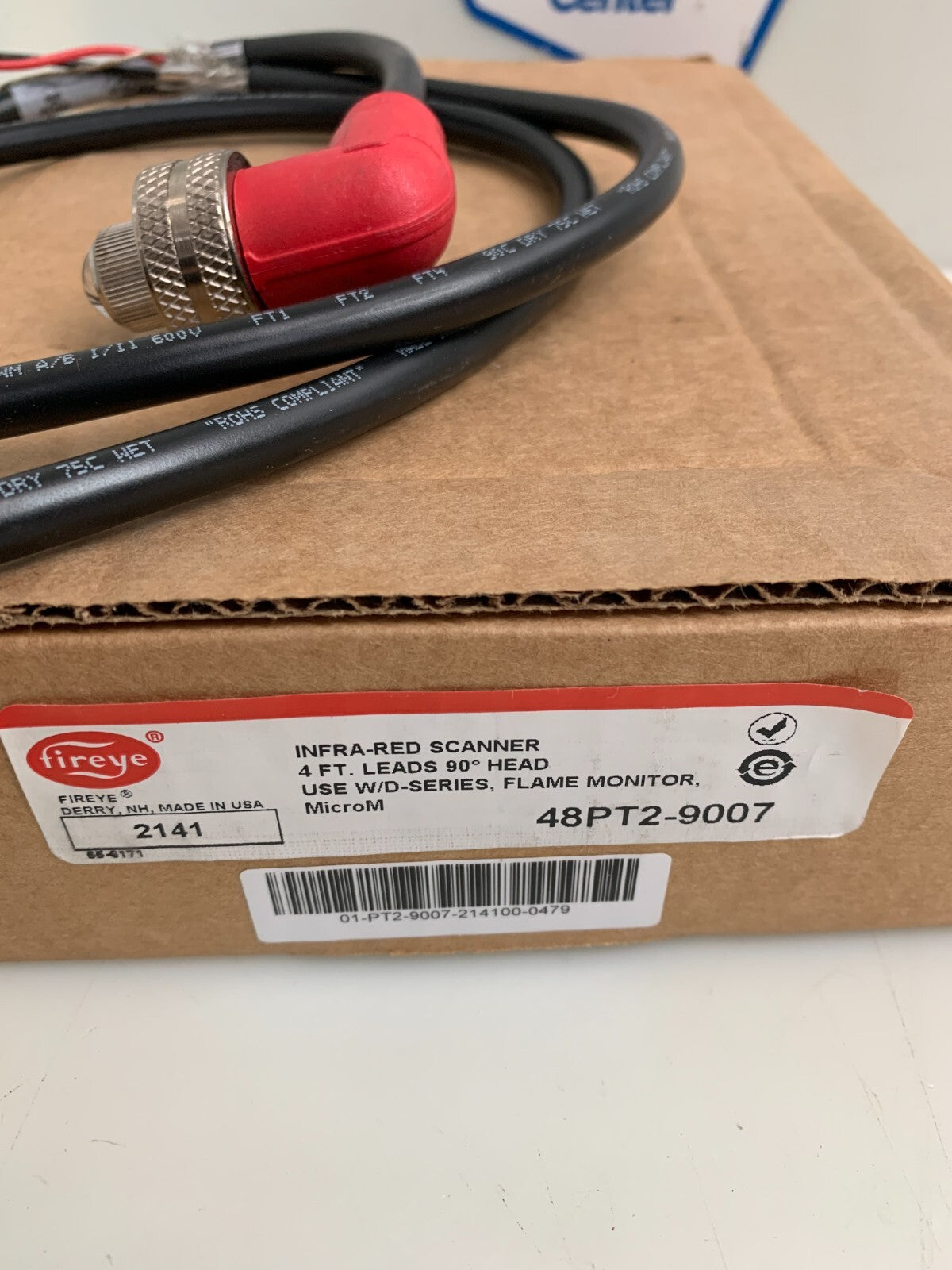 FIREYE   Infrared Flame Monitor Scanner   48PT2-9007