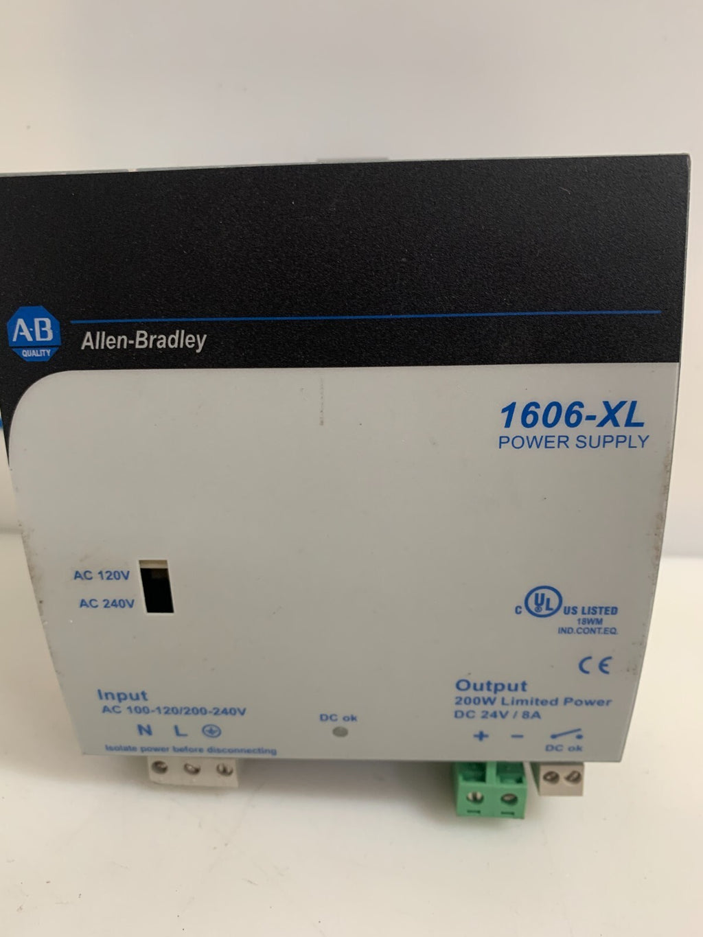 ALLEN BRADLEY POWER SUPPLY 1606-XLDNET8 SER A
