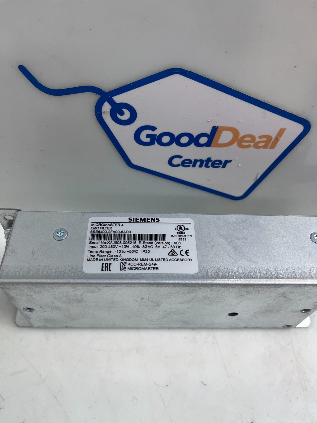 SIEMENS / MicroMaster 4  6SE6400-2FA00-6AD0   EMC Filter
