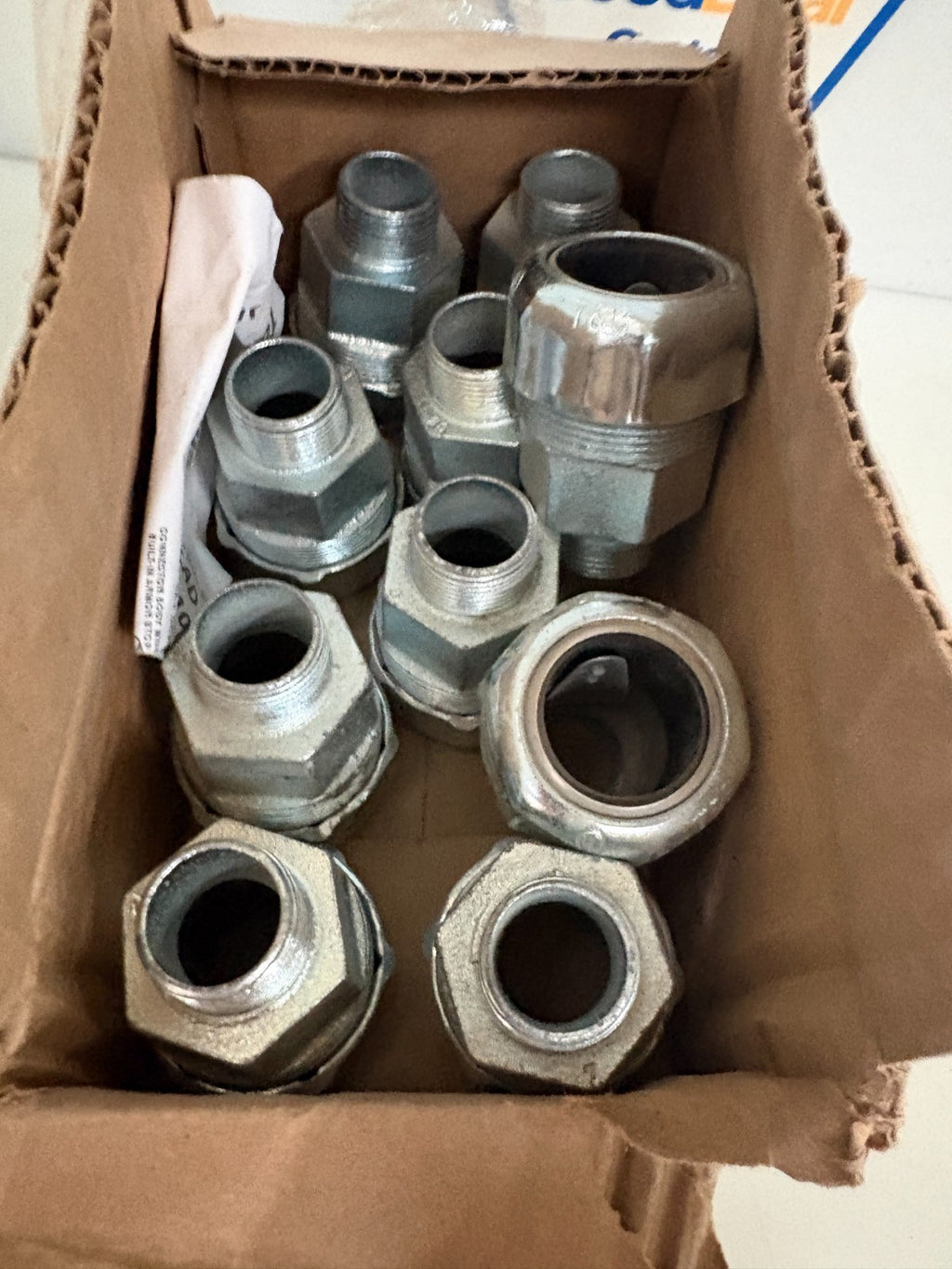 ABB THOMAS & BETTS 3/4 TECK CABLE FITTING #10468 10 PER BOX4