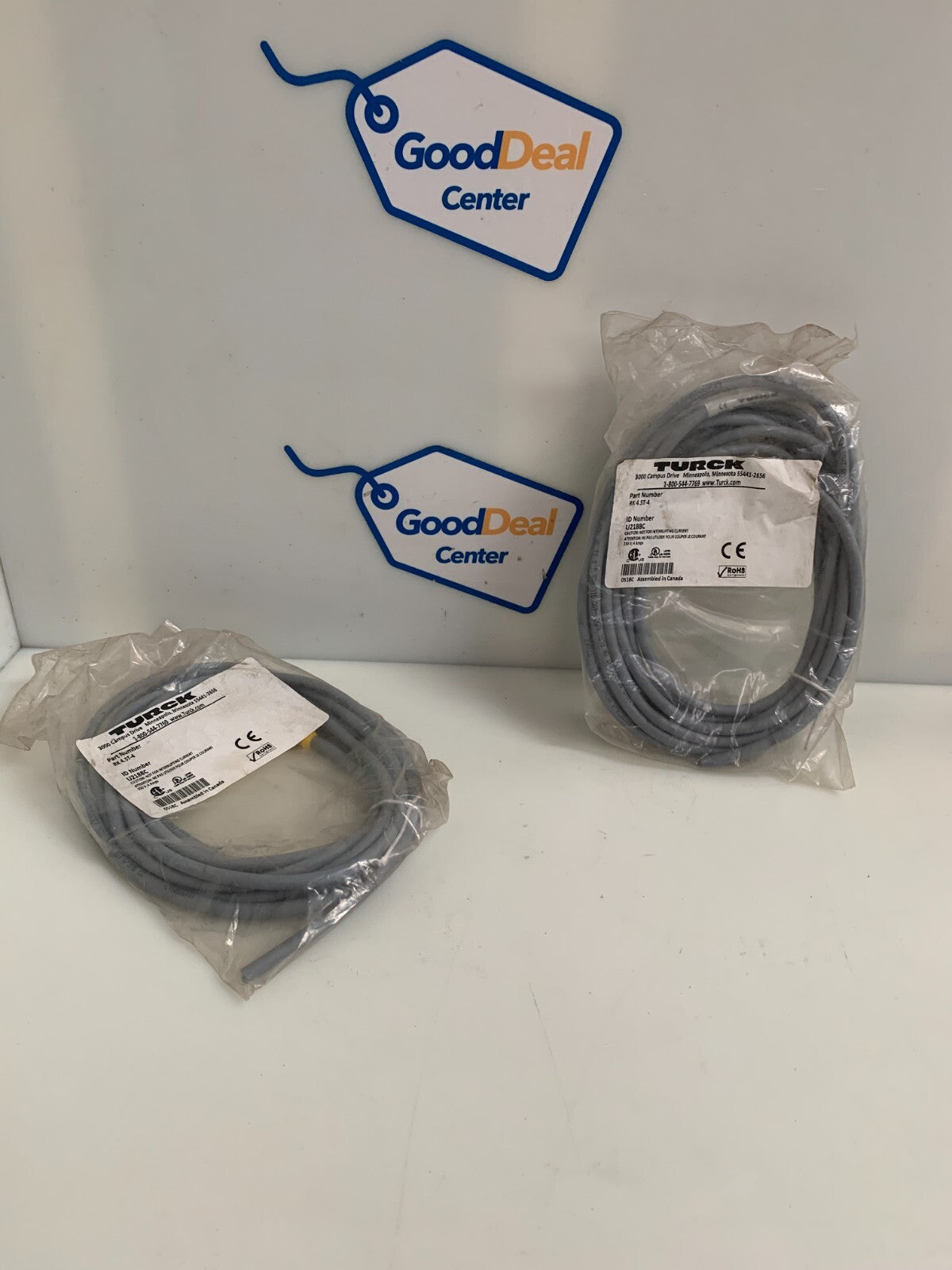 TURCK CONNECTOR CABLE CORSET RK 4.5T-4 U 2188C