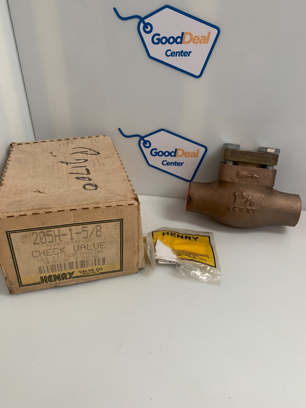 HENRY VALVE CO.  Refrigeration Check Valve  205H-1-5/80