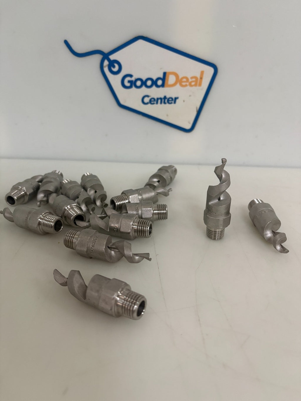 LOT OF 14 SPRAYING SYSTEMS SPIRAL JET NOZZLE 316 STAINLESS STEEL 1/4 HHSJ-SS60070