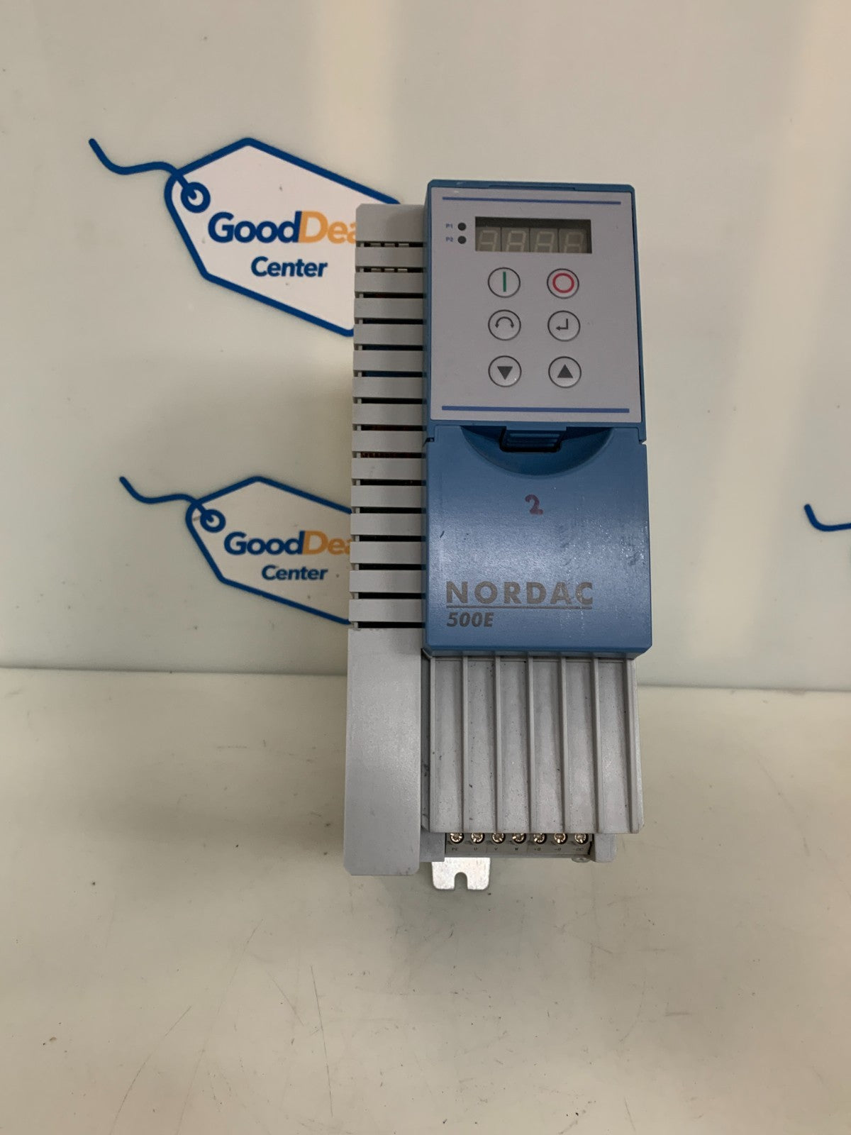 NORDAC 500E 3HP MOTOR DRIVE SK-500E-301-340-A-ERS 275-420301 W/CONTROL PANEL