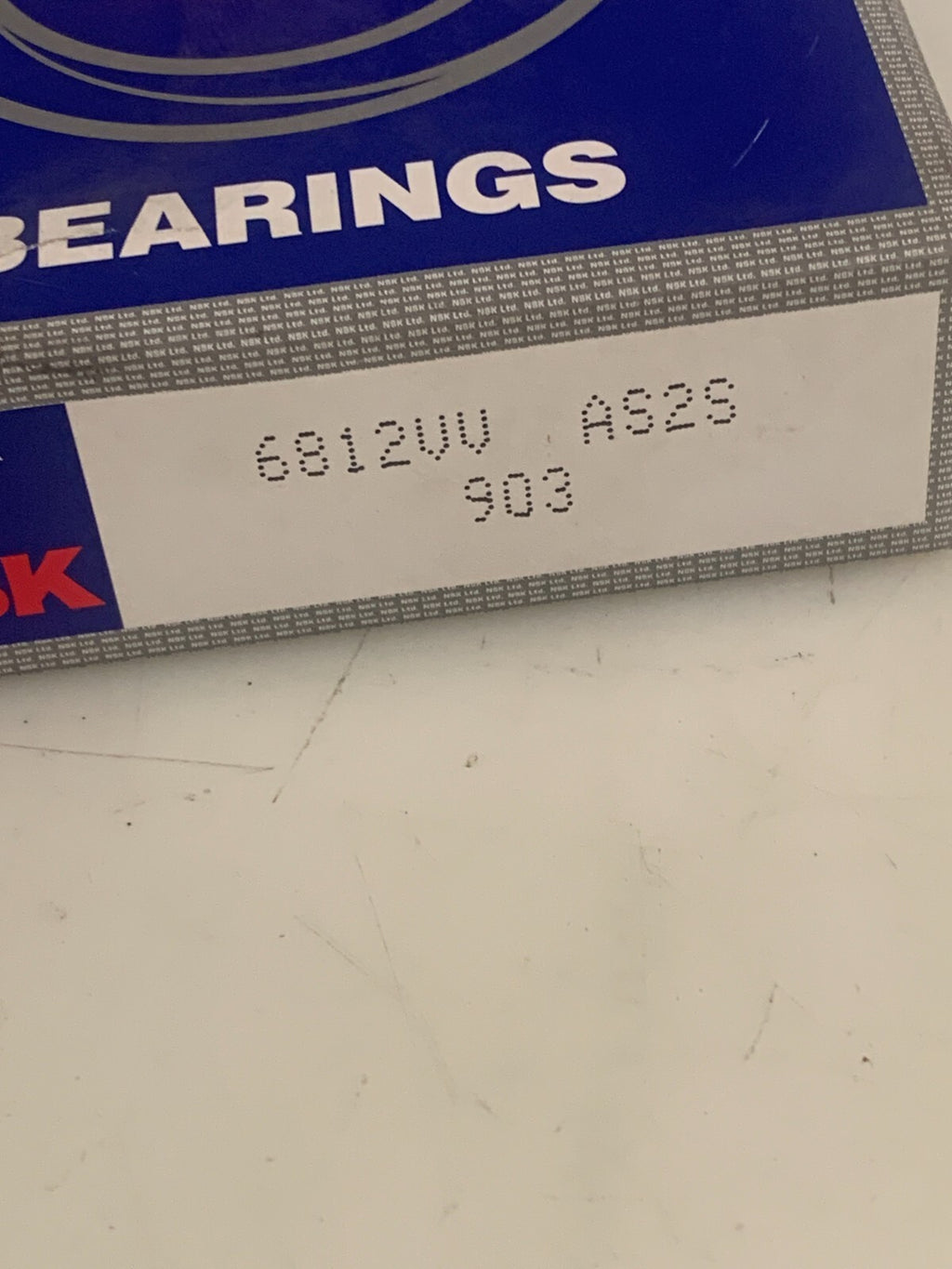 NSK BEARINGS 6812 YY AS2S