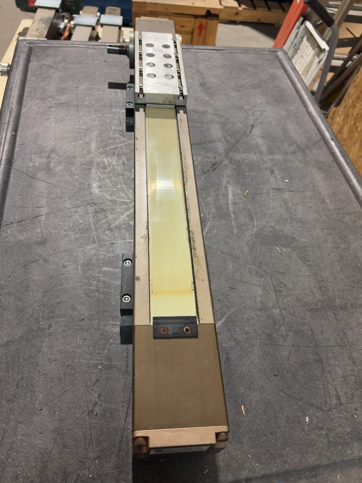 AMSLER & CO. DUAL SHAFT SLIDING ACTUATOR #1148-160-00/MA010