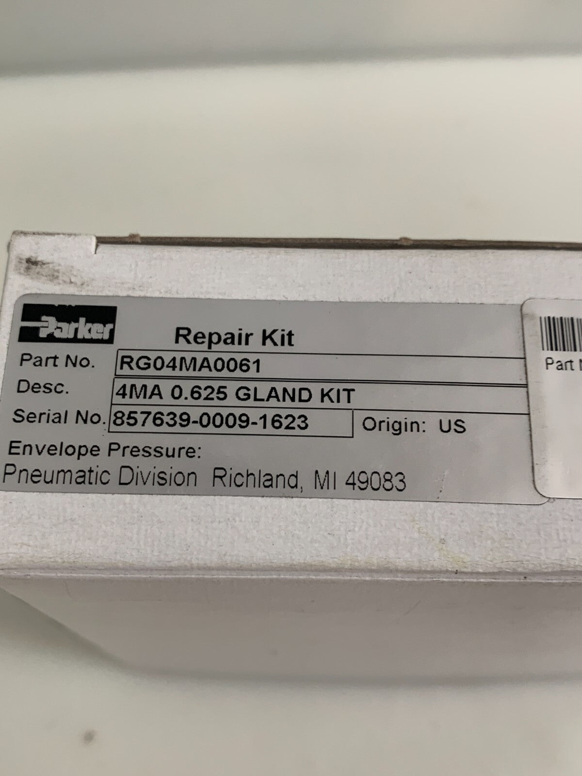 PARKER REPAIR KIT RG04MA0061