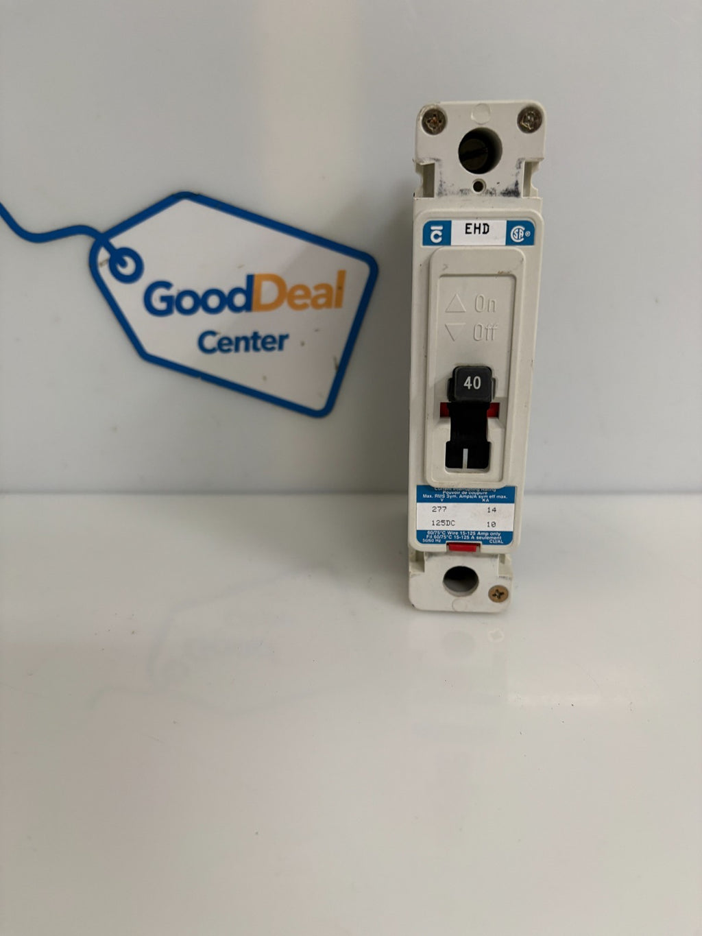 CUTLER HAMMER 40 AMP CIRCUIT BREAKER EHD1040