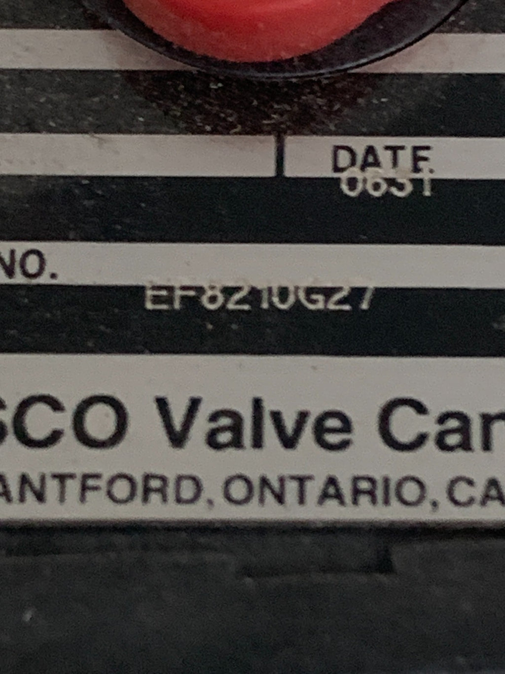 ASCO RED HOT SOLENOID VALVE EF8210G272
