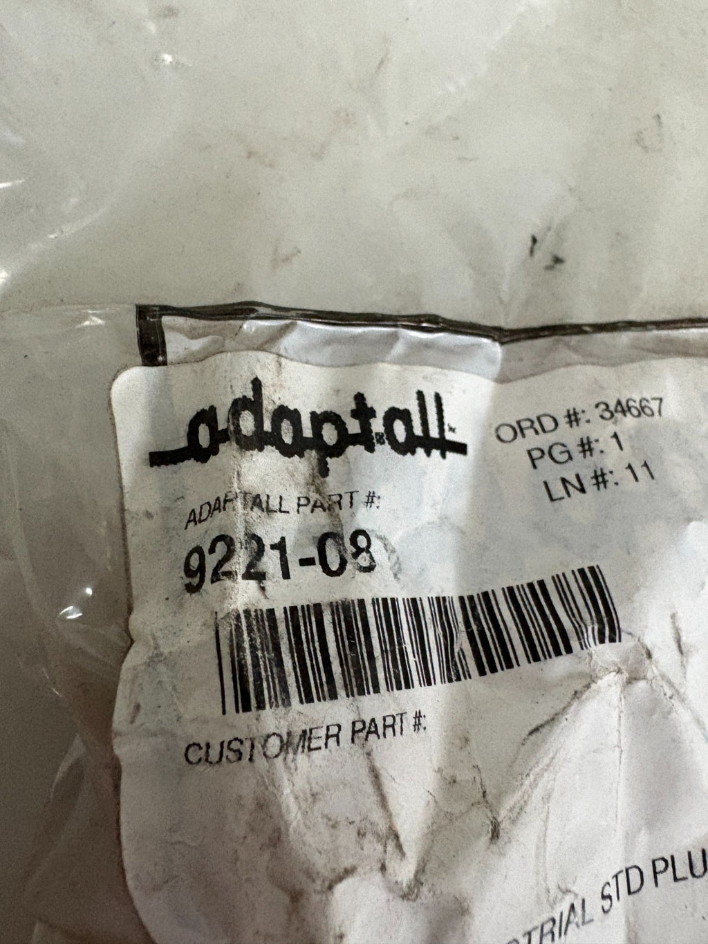 ADAPTALL 9221-08 JAPANESE 1/2" STD PLUG BAG OF 63