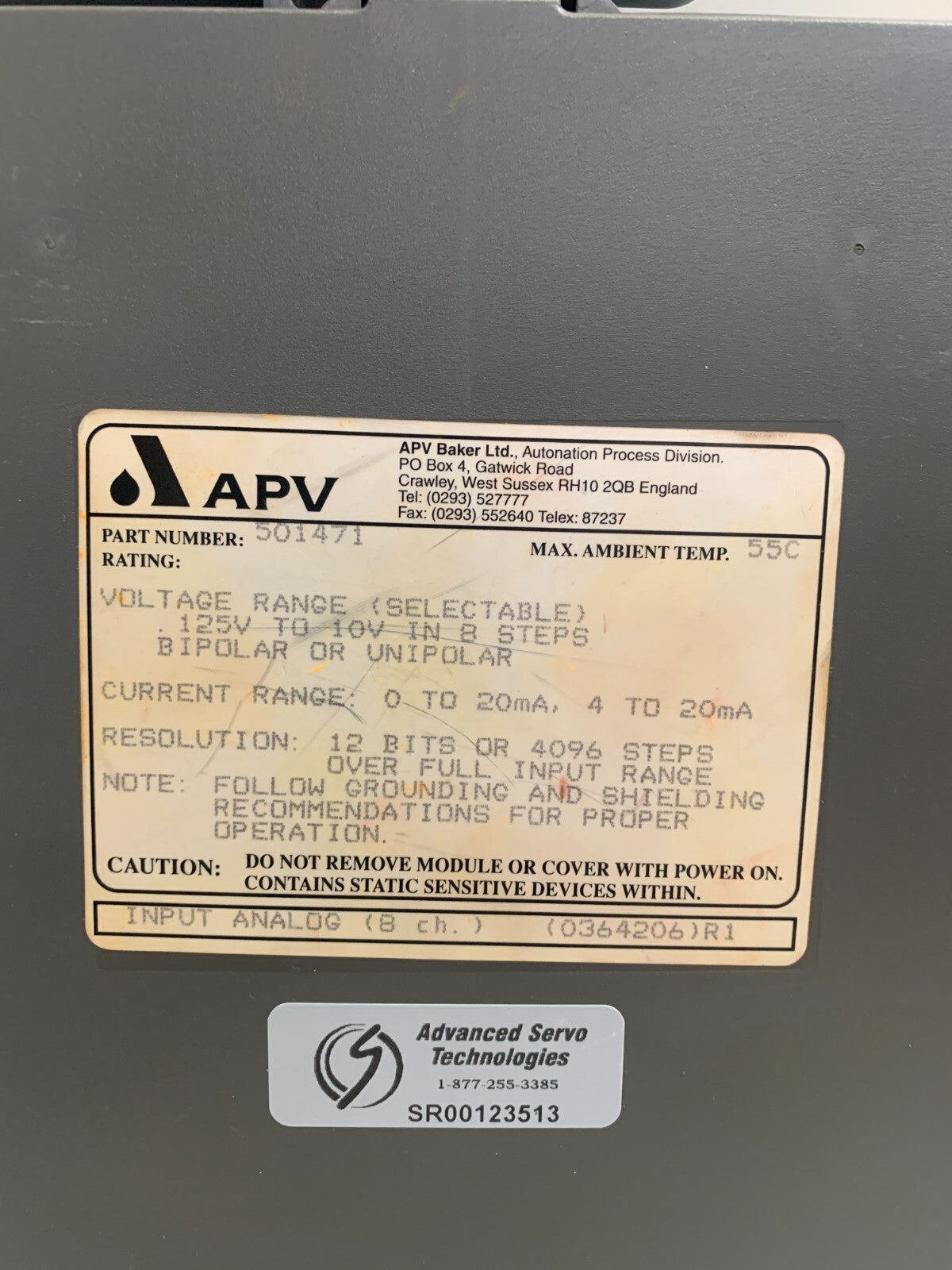 APV 501471 Input Module1