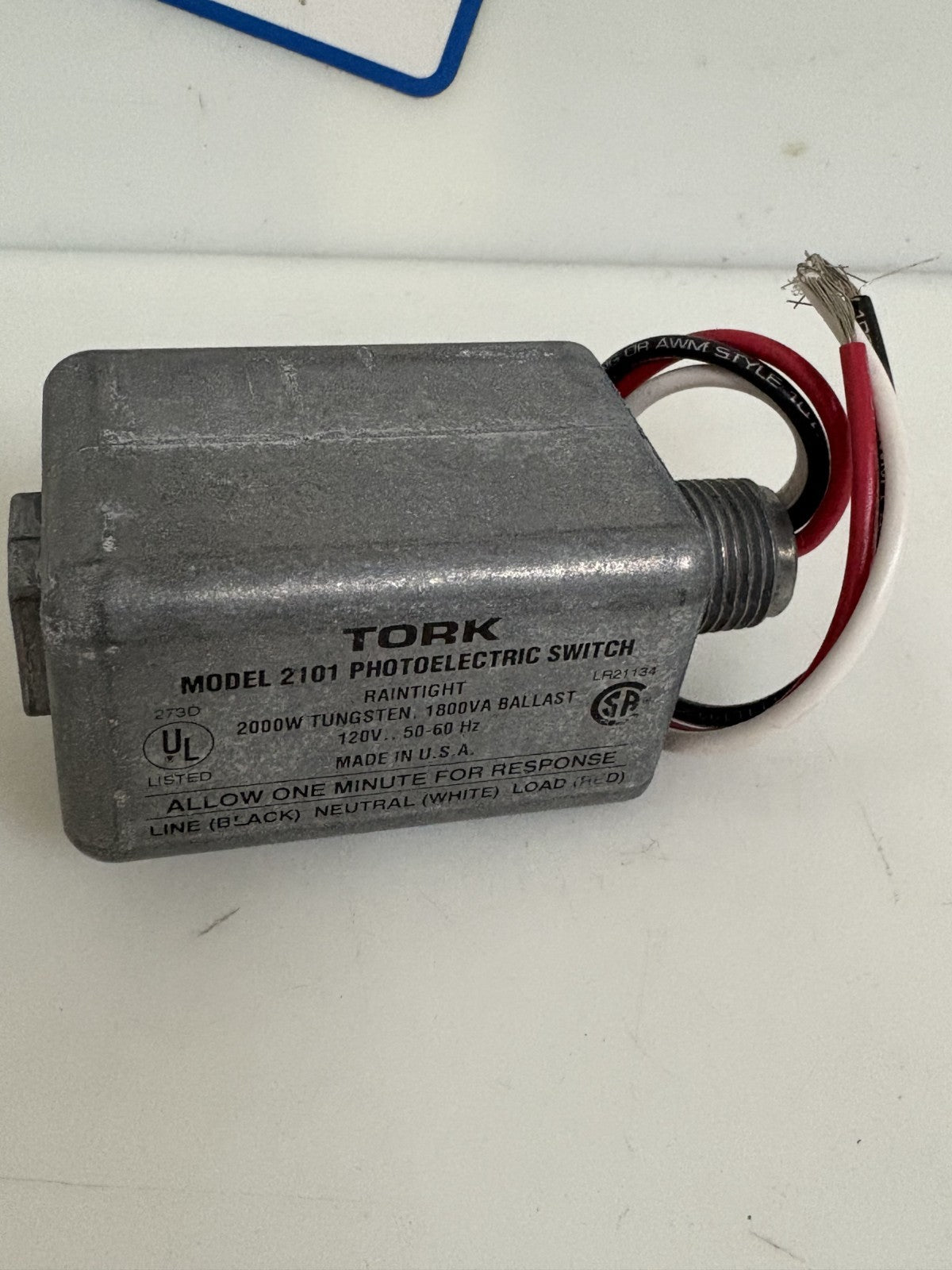 TORK H DUTY PHOTOCONTROL RAINTIGHT SWITCH #2101
