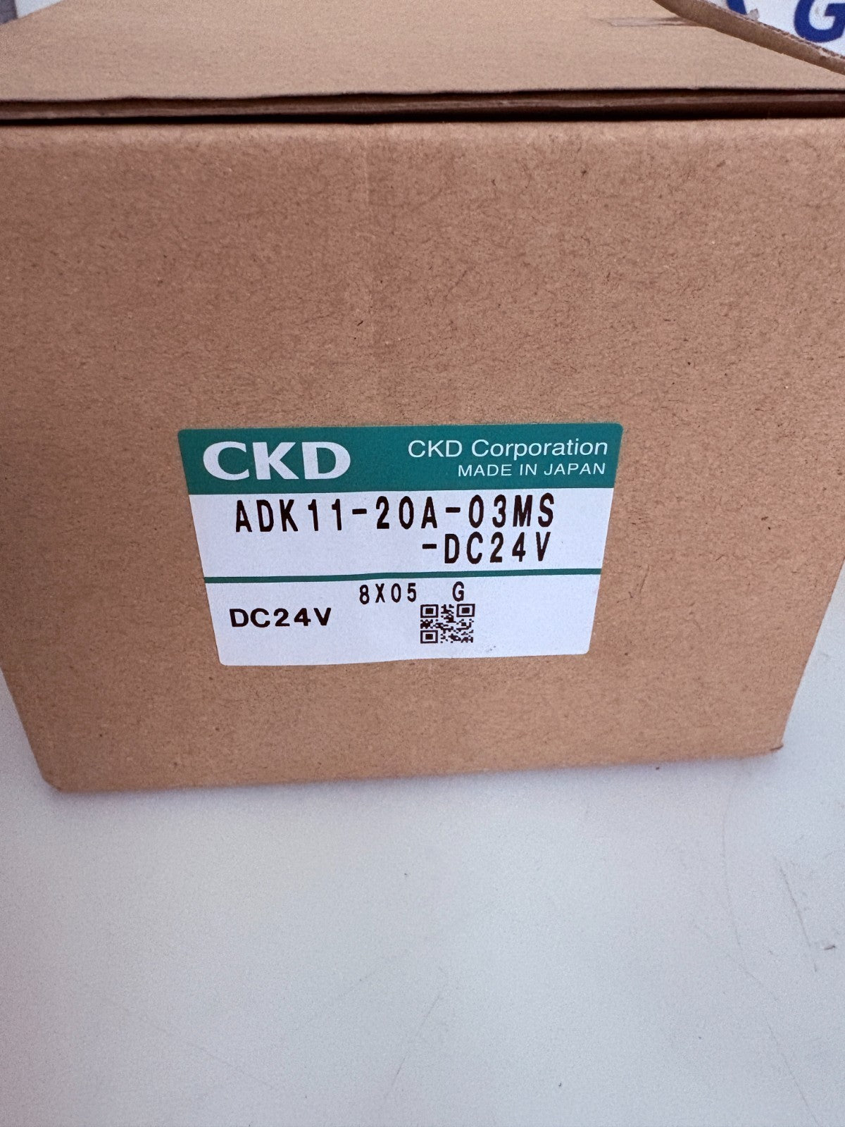 CKD SOLENOID VALVE ADK11-20A-03MS-DC24V 3