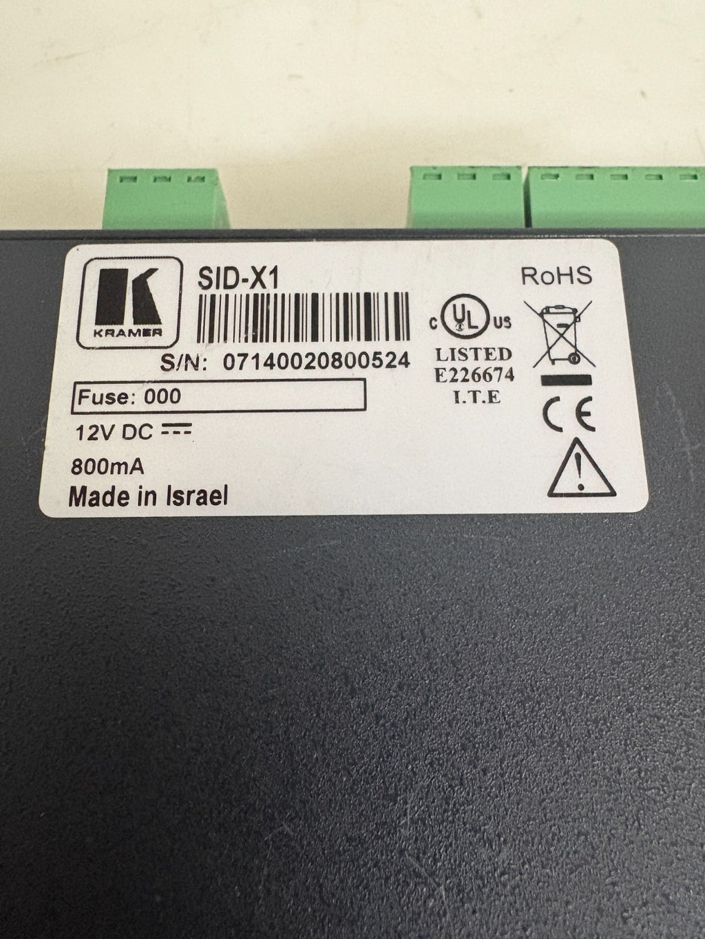 KRAMER STEP-IN COMMANDER #SID-X1