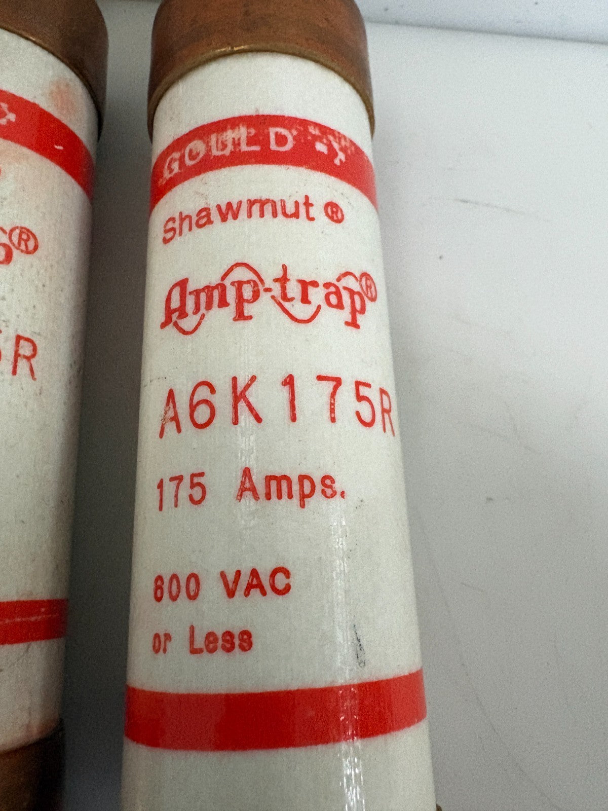 LOT OF 3 GOULD SHAWMUT A6K175R FUSE1