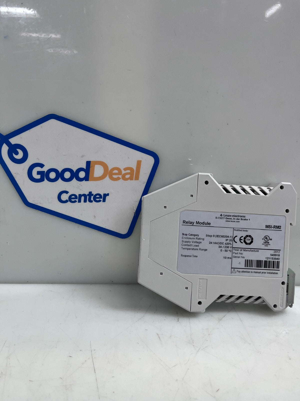 LEUZE ELECTRONIC MSI-RM2 Relay Module 549918