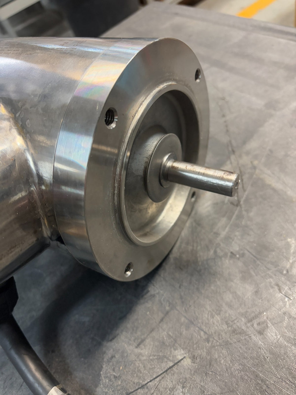 KELTECH S STEEL WASHDOWN MOTOR 1.5HP 1750 RPM W/CONNECTOR CABLE