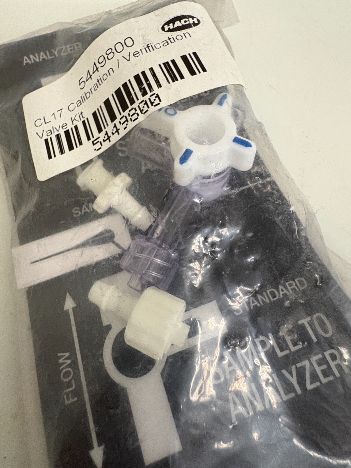 LOT OF 2 HACH CL17 CALIBRATION VERIFICATION VALVE KIT 5449800