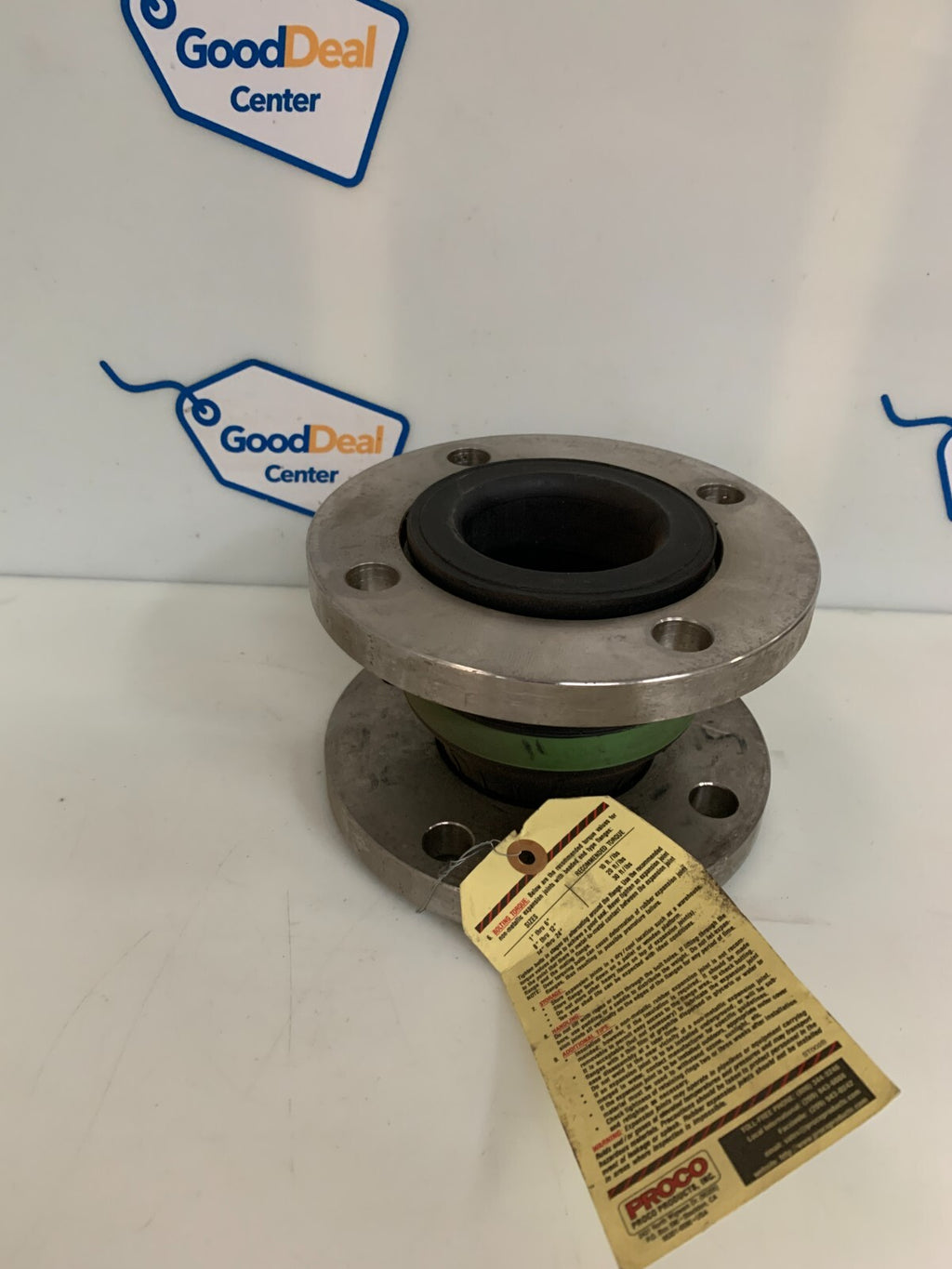 ELAFLEX RUBBER EXPANSION JOINT 3" W/FLANGE ERV-DN 80-PN 16