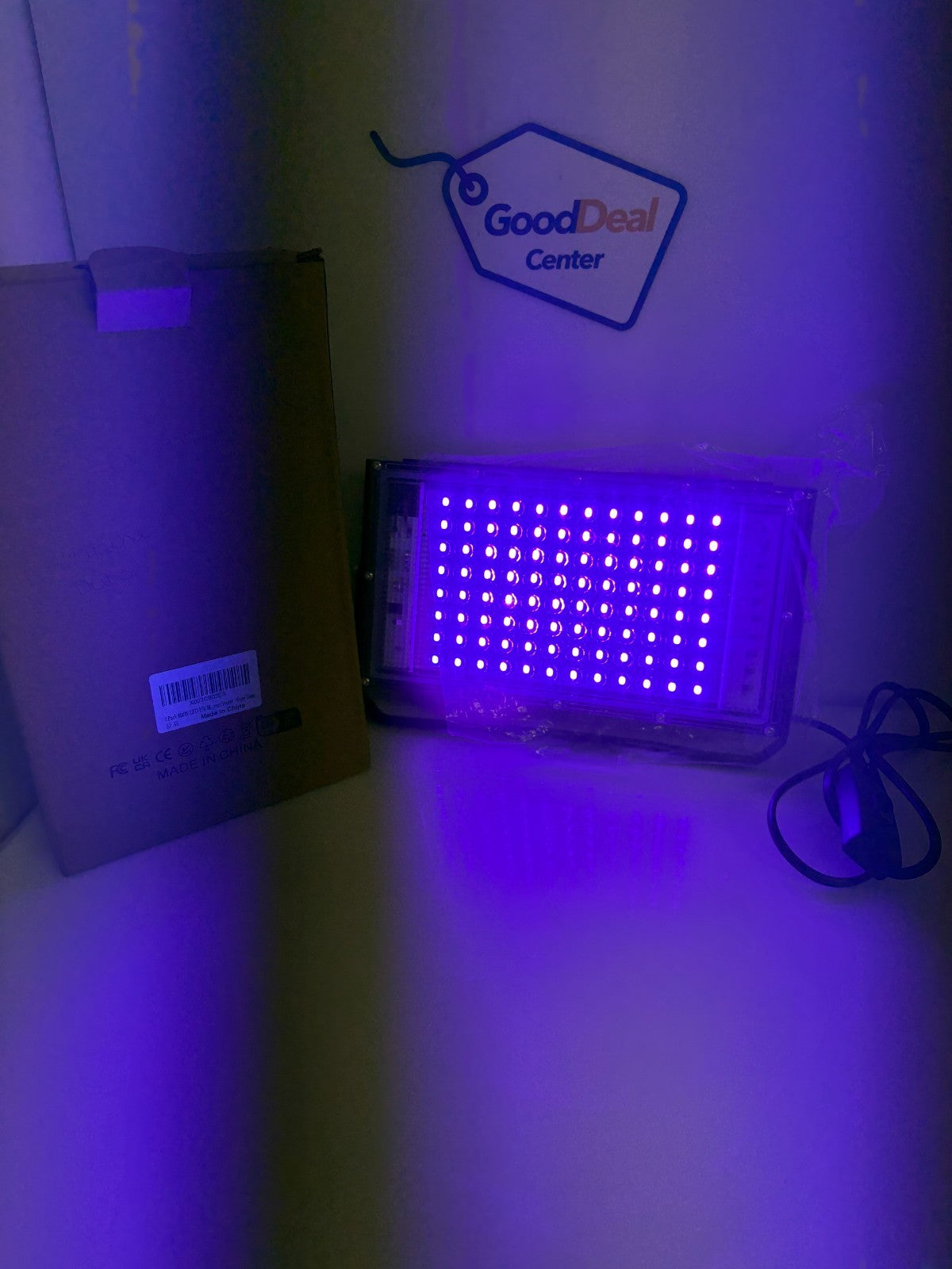 100W BLACK LIGHT UV FLOOD NEON GLOW X003 CB03E30