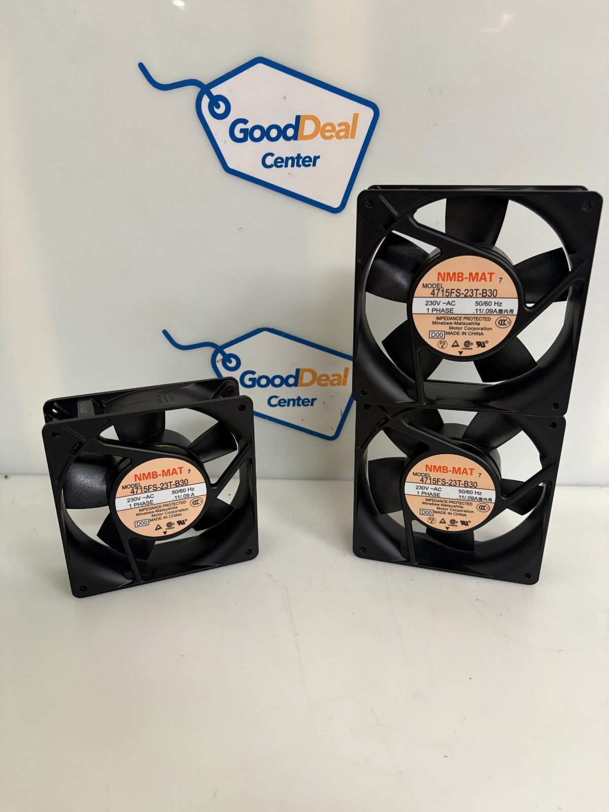 LOT OF 3 NMB-MAT AXIAL FAN 4715FS-23T-B300