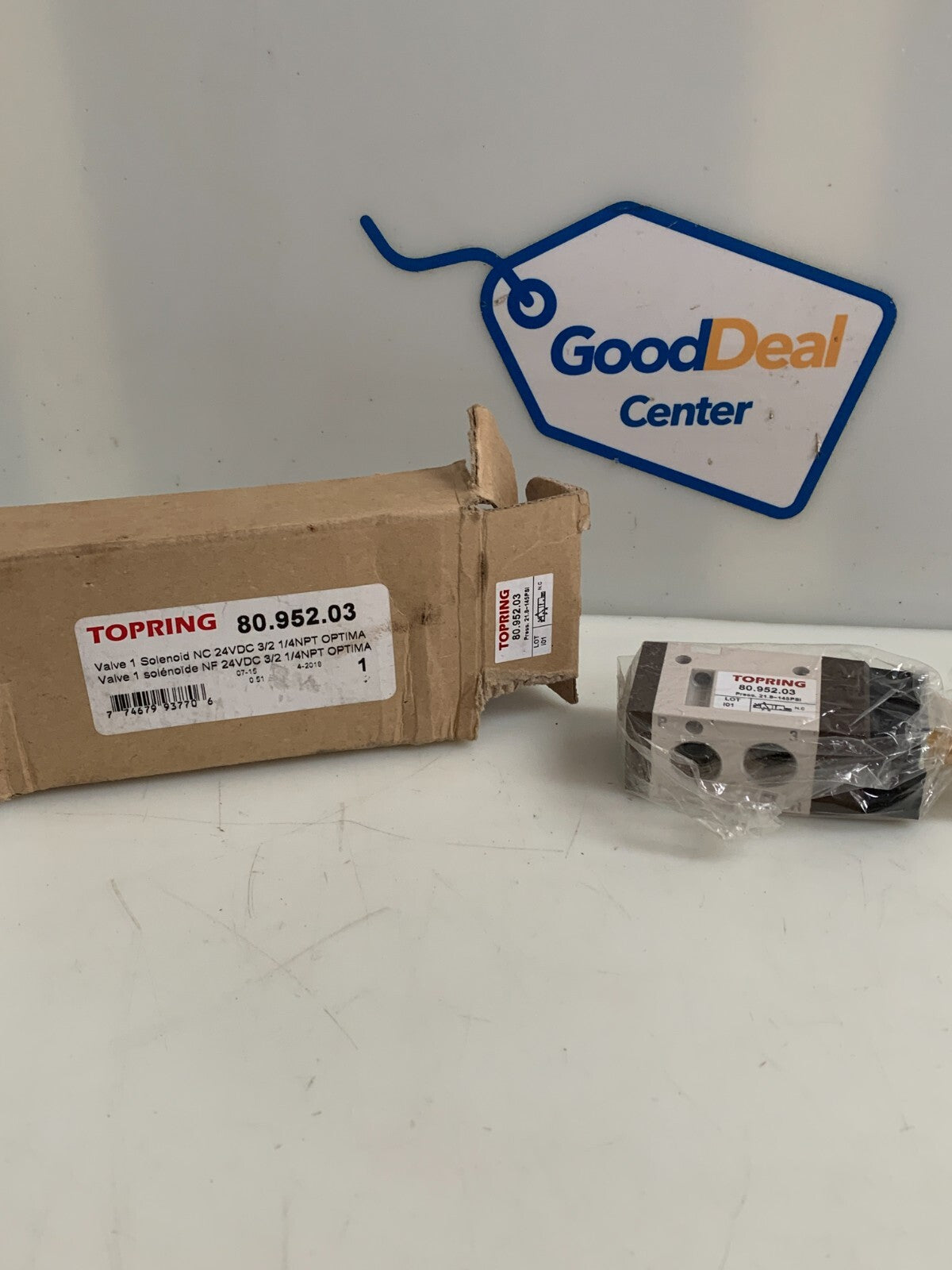 TOPRING OPTIMA 24 UDC 1/4 NPT SOLENOID VALVE 80.952.030