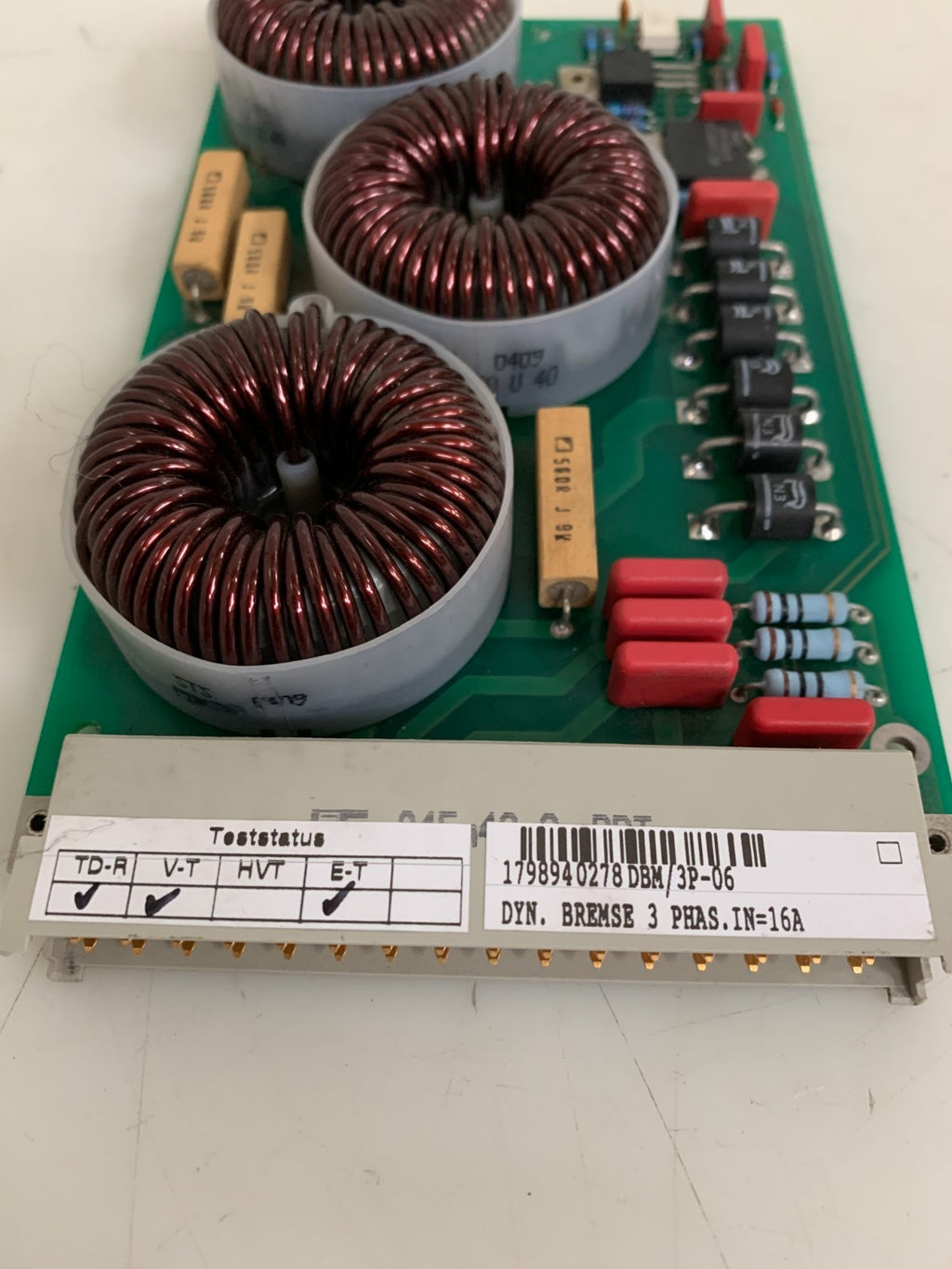 SIEMENS CUSTOM SERVO MOTORS CIRCUIT BOARD MODULE #00344206-05