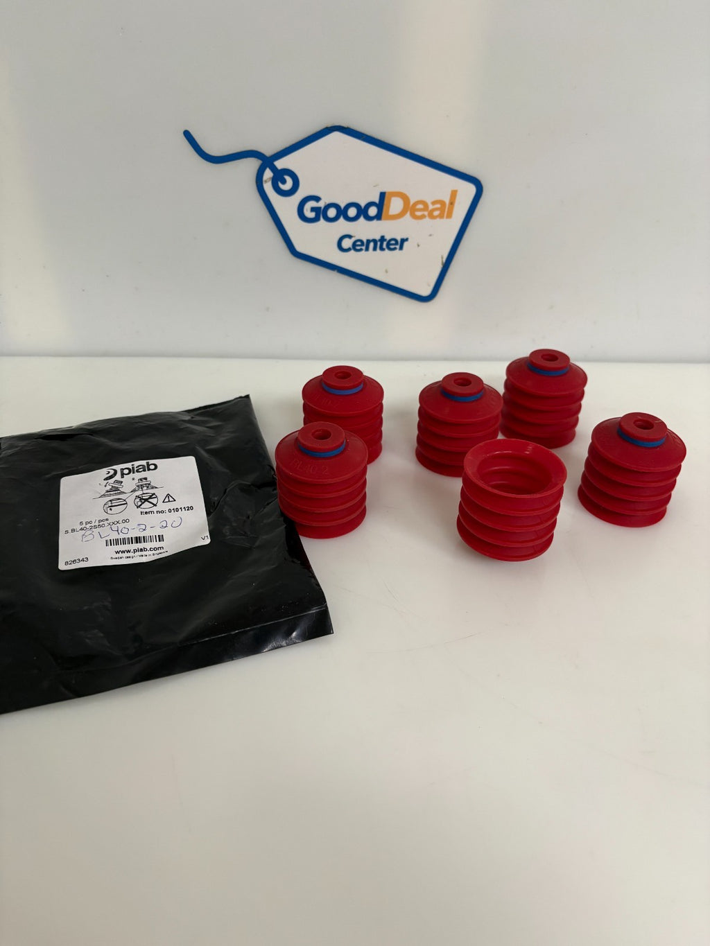 LOT OF 6 PIAB SUCTION CUP 01011200