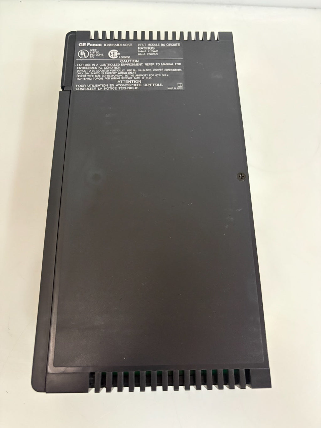 GE FANUC SERIES FIVE 115/230VAC INPUT/16 IC 655MDL525 B2