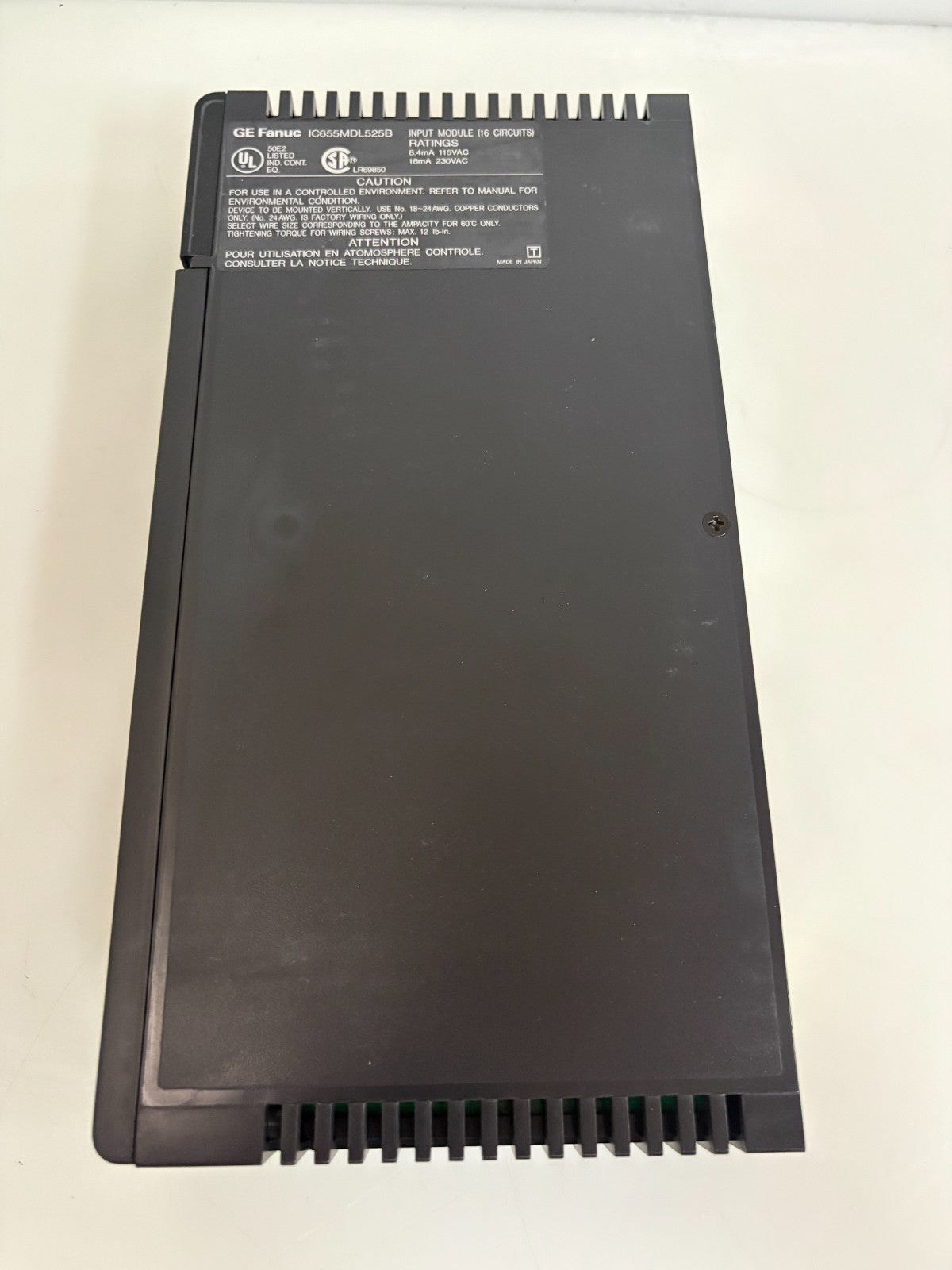 GE FANUC SERIES FIVE 115/230VAC INPUT/16 IC 655MDL525 B2