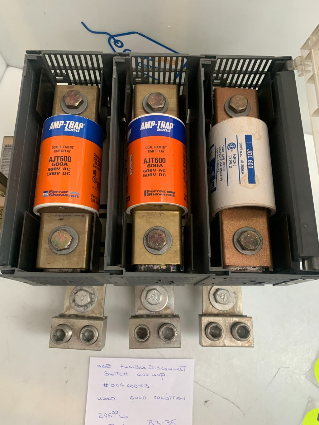 ABB Fusible Disconnect Switch  OES600J32