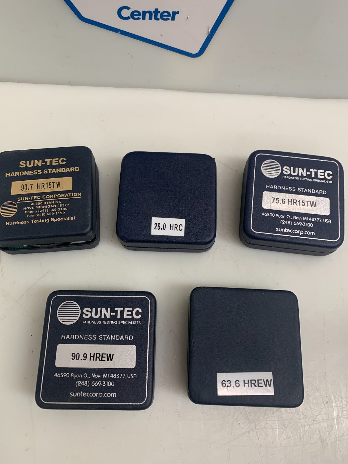 SUN-TEC HARDNESS STANDARD Mix Lot of 5 see description