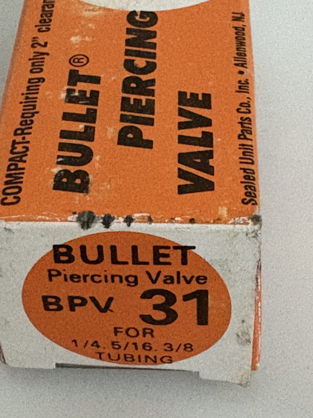 LOT OF 2 SUPCO BULLET PIERCING VALVE BPV31