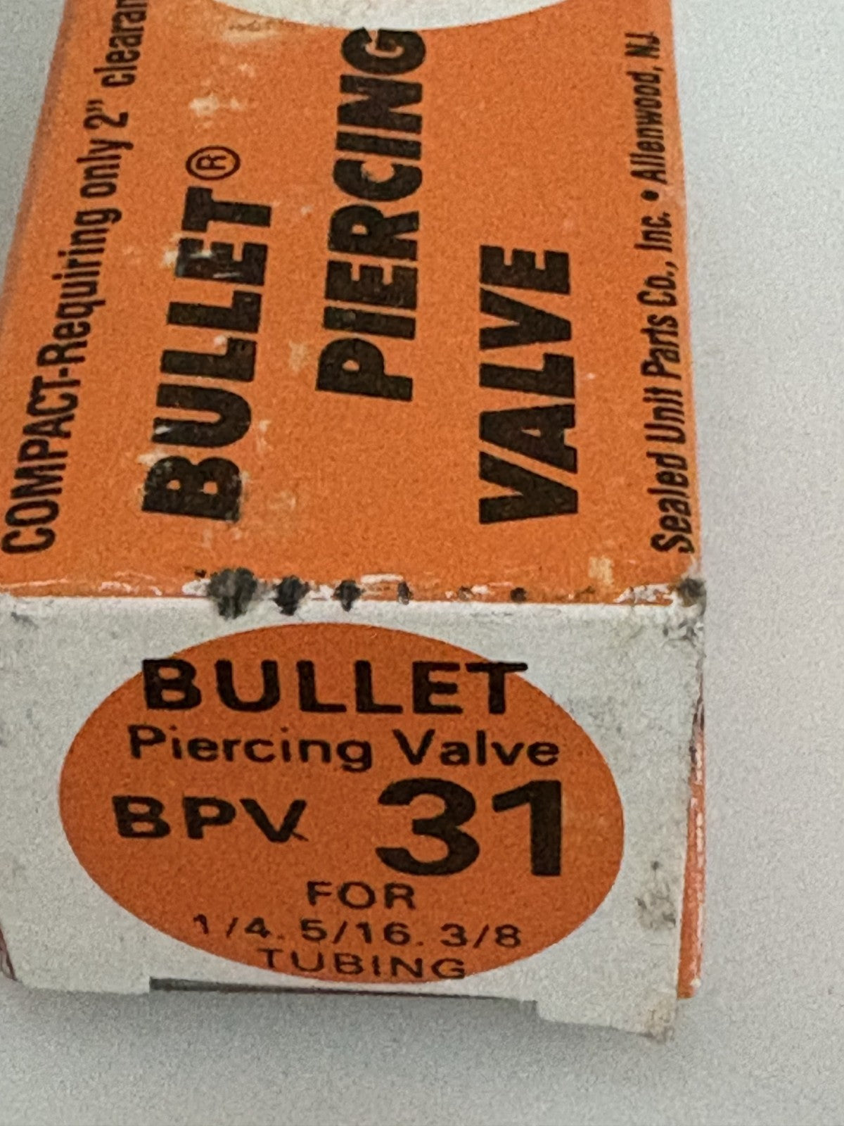 LOT OF 2 SUPCO BULLET PIERCING VALVE BPV31