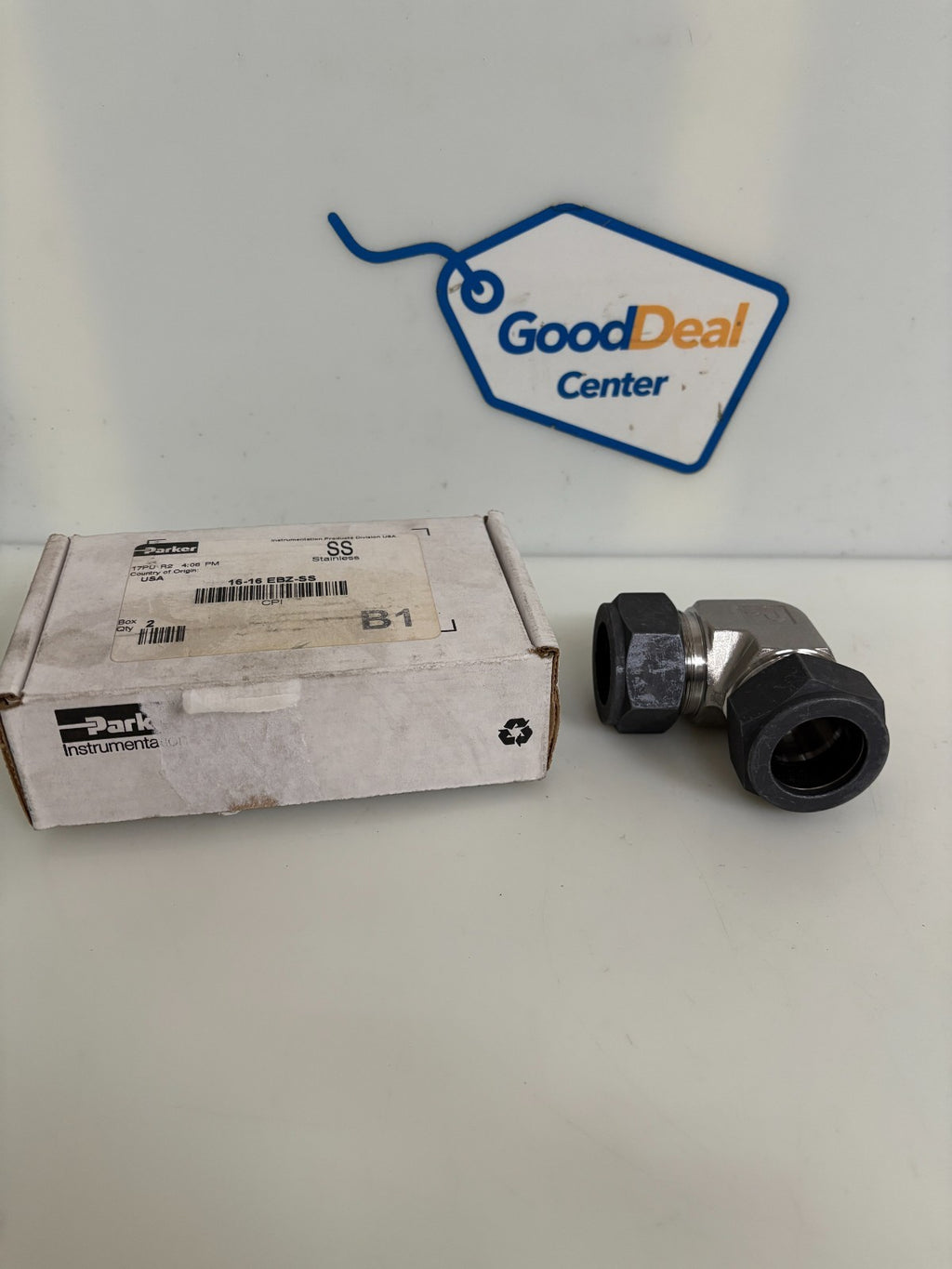 LOT OF 2 PARKER HANNIFIN CPI UNION 16-16 EBZ-SS