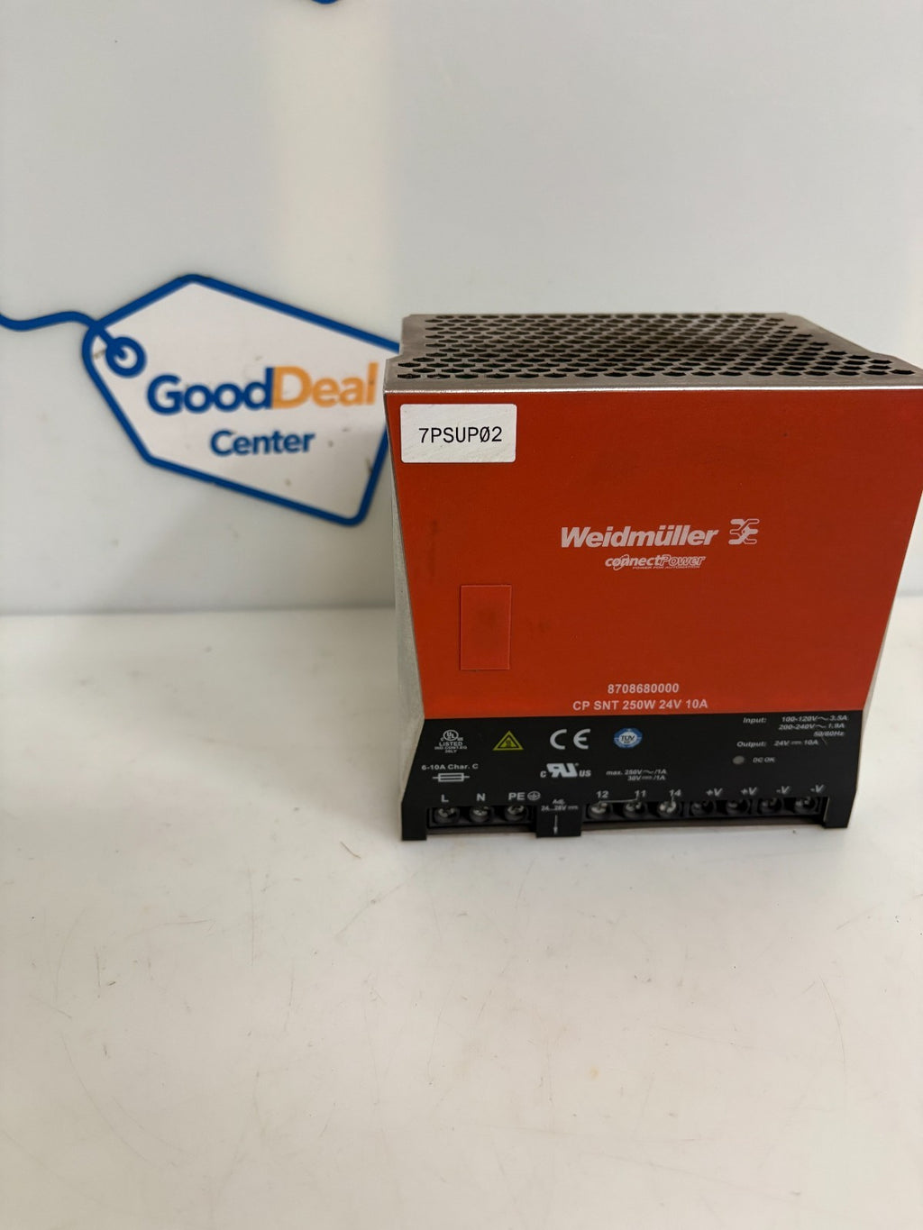 WEIDMULLER CONNECT POWER POWER SUPPLY 8708680000