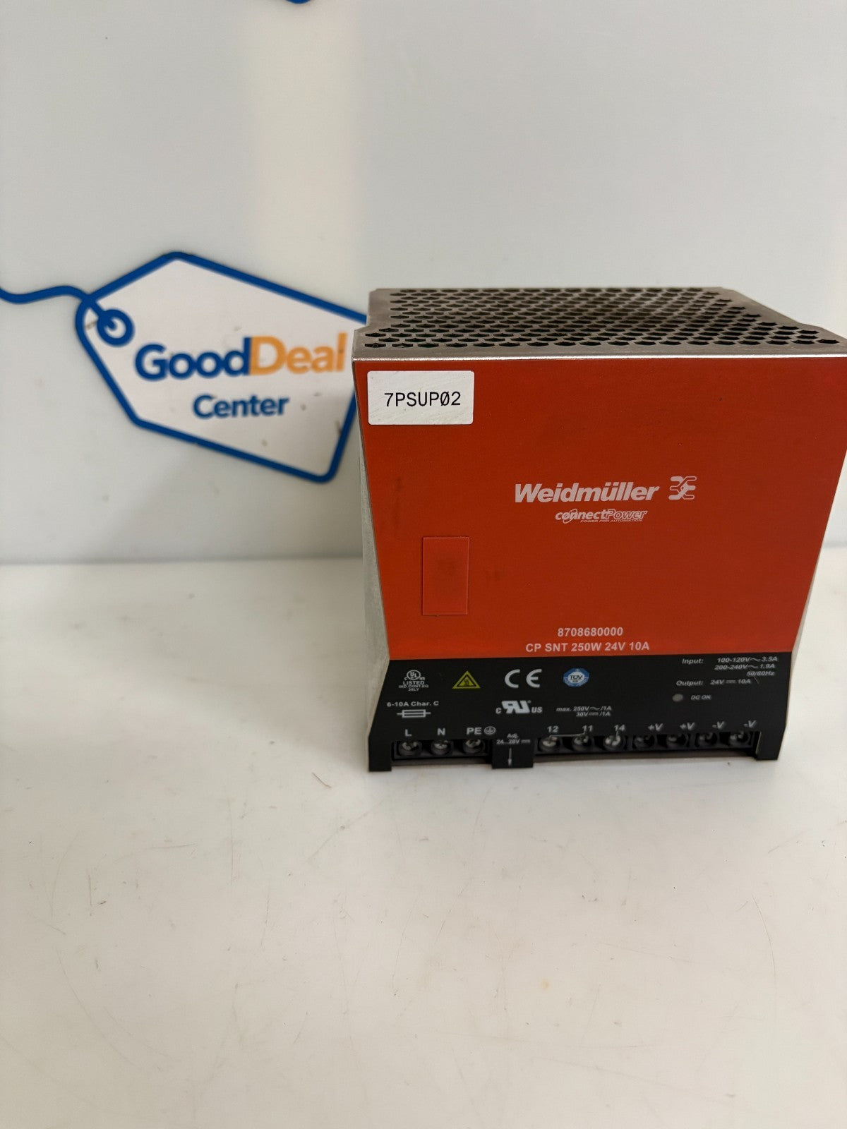 WEIDMULLER CONNECT POWER POWER SUPPLY 8708680000